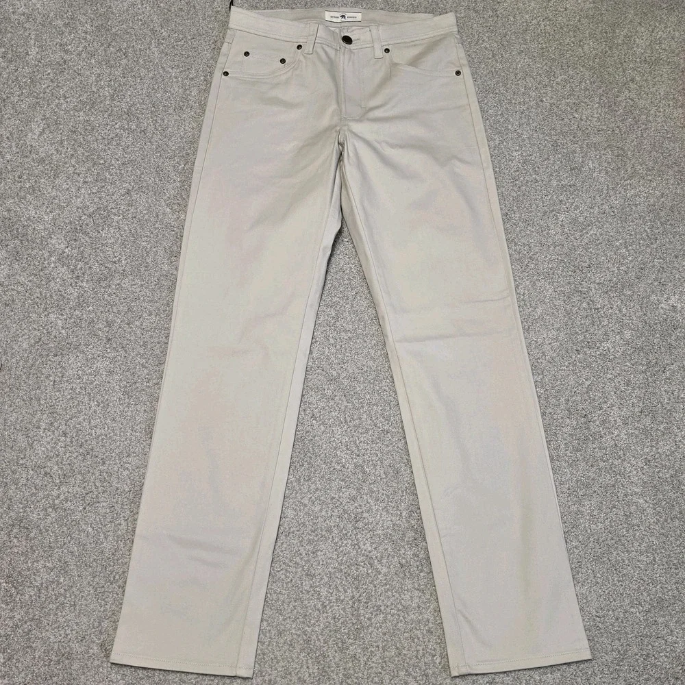 ONWARD RESERVE Mens Classic Five Pocket Pant Stone Sz 30x32 NWT $158 Preppy